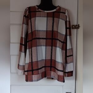 Like new plaid shirt ( M)